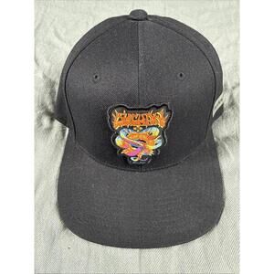 Hurley Adrian Ace Buchan Rainbow Serpent Pro Hat Cap Adult Snapback Black NWOT